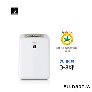 SHARP 夏普PCI自動擊菌離子清淨機FU-D30T-W