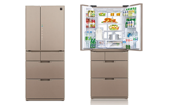 冰箱，自動除菌離子脫臭保鮮變頻冰箱- SHARP 夏普