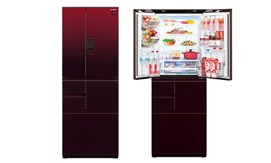 自動除菌離子變頻觸控對開冰箱SJ-GX55ET-R | SHARP Taiwan